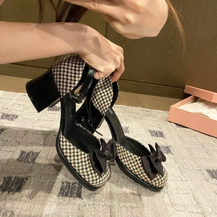 Women's Temperament Thick Heels