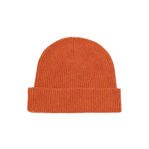 Wool Cashmere Watch Cap, Orange