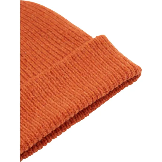 Wool Cashmere Watch Cap, Orange