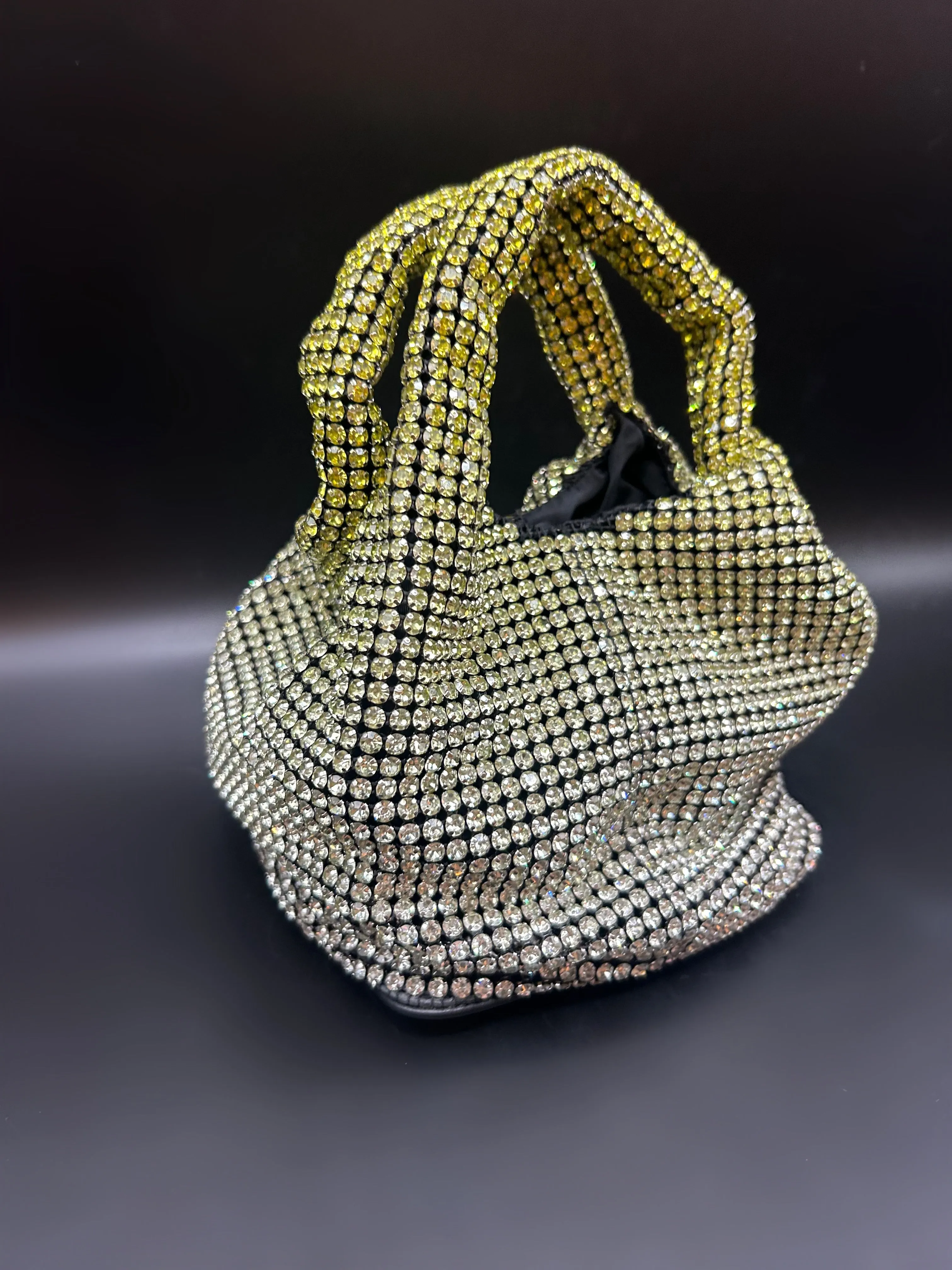 Yellow Ombré Bucket Bag